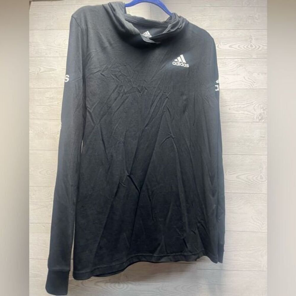 Adidas Long‎ Sleeve hooded t-Shirt NWT XL
